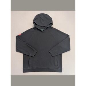 Extracurricular Hoodie Mens L Black Pullover Patch Logo Streetwear LA